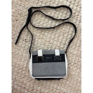 Rag & Bone mini pilot crossbody, $395 gray/white/black